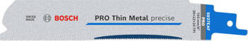 Bosch Brzeszczot do piły szablastej do precyzyjnego cięcia cienkiego metalu PRO Thin Metal precise S937EAF Blade, 1,1 x 25 x 150 mm, opk 5 szt.