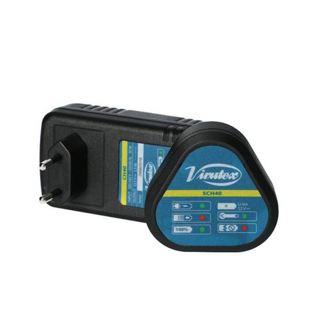 VIRUTEX Akumulatorowa wiertarko-wkrętarka ATB40, 2 akumulator x 1,5 Ah, ładowarka, walizka