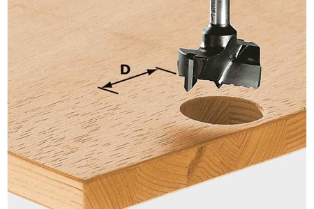 Festool Wiertłofrez do otworów pod okucia, HW z HW S8 D20