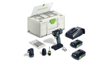 Festool Akumulatorowa wiertarko-wkrętarka TXS 18 C 3,0- Set