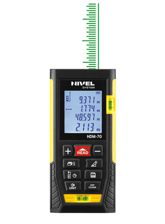 Nivel System Dalmierz laserowy HDM-7G (70m) - wiązka zielona