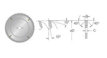 DIMAR Piła DESTT 305 mm 60z 4.4 d-30