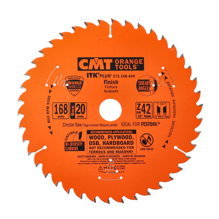 CMT Piła ITK HM D=168 F=20 Z=42 K=1,8/1,2