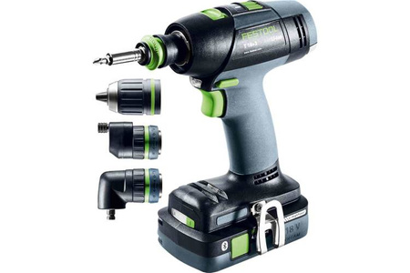Festool Akumulatorowa wiertarko-wkrętarka T18+3 HPC 4,0 I-Set