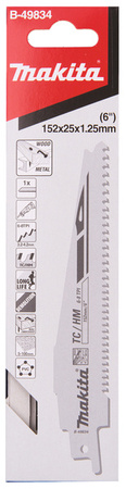 Makita Brzeszczot do pił posuwowych do drewna i metalu 6-8z/cal 152mm