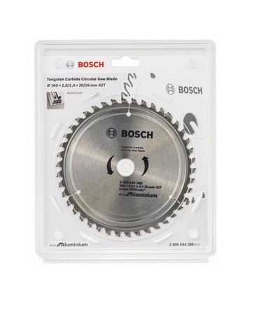 Bosch Piła tarczowa do aluminium ECO for ALU 160x2.0/1.4x20 42T