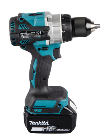 Makita Wiertarko-wkrętarka Akumulatorowa 18V DDF486RTJ 2x 5.0 Ah 18V Li-Ion, DC18RC, Makpac typ 2