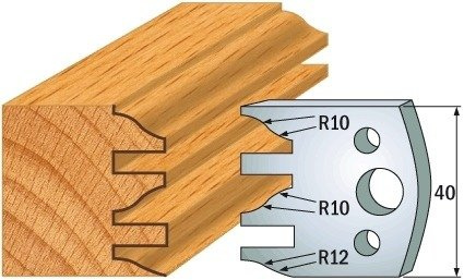 CMT Noże do głowicy 40x4 mm