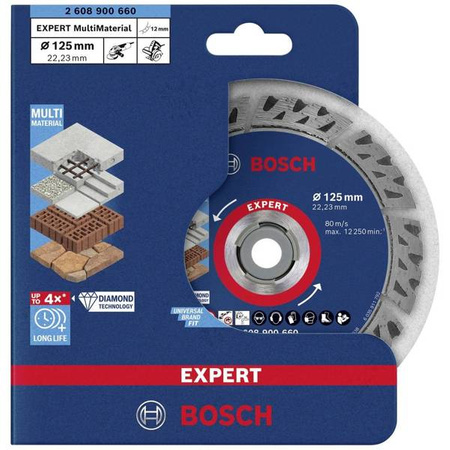 Bosch Tarcza diamentowa Expert Multi Material 125x22,23x2,2x12