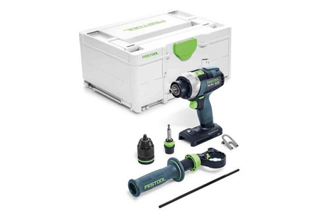Festool  Akumulatorowa wiertarko-wkrętarka QUADRIVE TDC 18/4 I-Basic