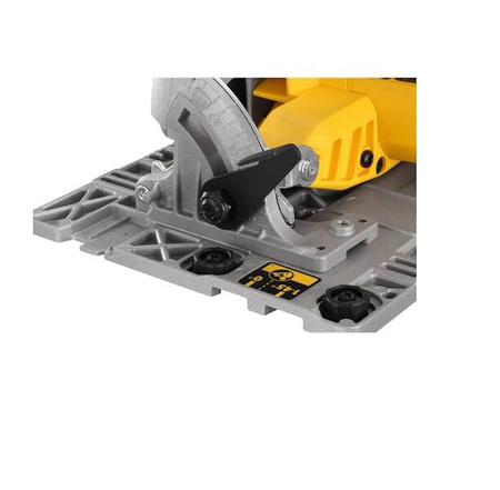 Dewalt Akumulatorowa pilarka tarczowa DCS572NT-XJ 18V, 184 mm z możliwością pracy na szynie prowadzacej  bez akumulatorów i ładowarki walizka TSTAK