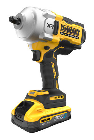 Dewalt Akumulatorowy klucz udarowy DCF961H2T-QW 18V XR 1/2", 1626 Nm momentu dokręcającego, 2372 Nm momentu zrywającego, 2x 5.0 Ah Powerstack, ładowarka, walizka TSTAK