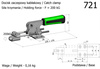 RAIS Docisk zaczepowy poziomy nr 721