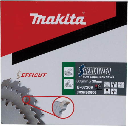 Makita Tarcza tnąca Efficut 305x30 60z