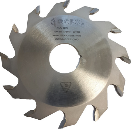 Gopol Frez piłkowy FTP-01.01 AA 125x3.0/2.0x30-Z12