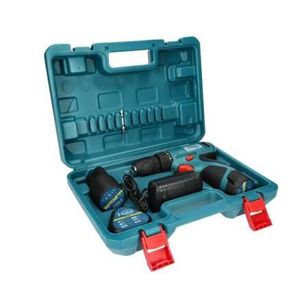 VIRUTEX Akumulatorowa wiertarko-wkrętarka ATB40, 2 akumulator x 1,5 Ah, ładowarka, walizka