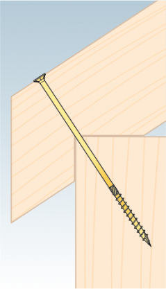 Wkręty ciesielskie konstrukcyjne TORX stożek DMX 6X140 mm ocynk 100 szt