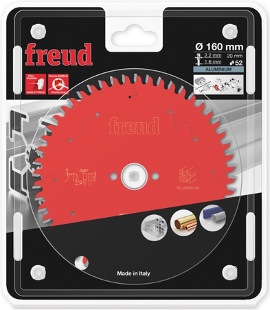 Freud Piła tarcza tnąca do aluminium 160 x 20 mm z52 do zagłębiarki
