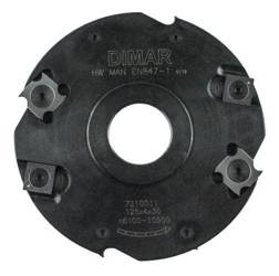 DIMAR Głowica do rowków D=125 B=4 Z=4+4 d=30