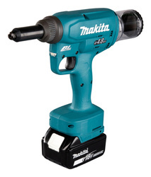 Makita Akumulatorowa nitownica do nitów zrywalnych DRV150RFJ  2x 3.0 Ah DC18RC   w walizce Makpac