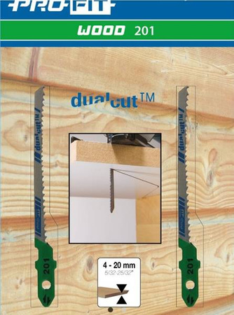 Profit brzeszczot drewno 201 / 2szt/ 50x7,5x1,3 dual cut
