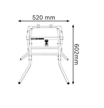 Bosch GTA 600 Stół do GTS 10 J w kartonie