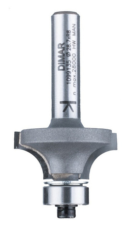 DIMAR Frez trzpieniowy D-28.7 R-8.0 d=12