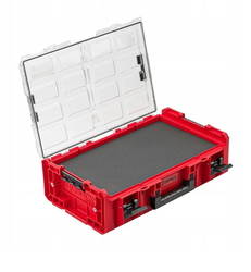 QBRICK SYSTEM Skrzynia narzędziowa Organizer ONE 2XL 2.0 MFIR RED Ultra HD z pianką