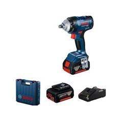 Bosch Klucz udarowy GDS 18V-400 1/2'' 2 x 5,0Ah Li-Ion ; ładowarka GAL18-40; walizka