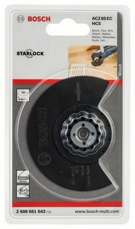 Bosch Brzeszczot ACZ 85 EC HCS do drewna 85 mm