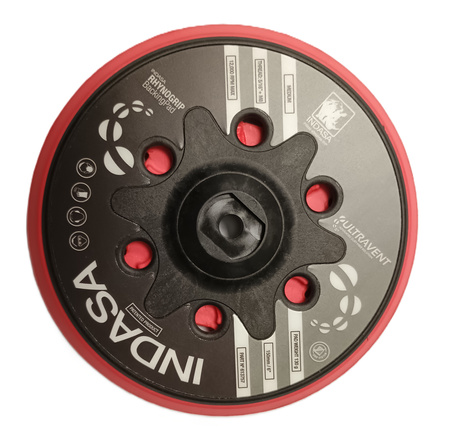 Indasa Dysk talerz bazowy Ultravent 150 mm śruba 5/16 + M8 48 otworów