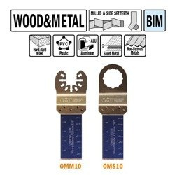 CMT Brzeszczot oscylacyjny W=22 I=48 TPI=18 50 szt uchwyt uniwersalny