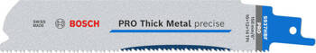 Bosch Brzeszczot do piły szablastej do precyzyjnego cięcia grubego metalu PRO Thick Metal precise S937HBF Blade, 1,1 x 25 x 150 mm, 5 szt.