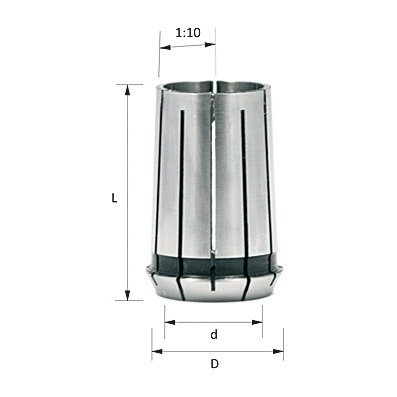 CMT Tuleja zaciskowa EOC16 8 mm