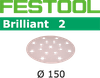 Festool Krążki ścierne STF D150/16 P150 BR2/100