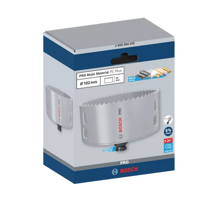 Bosch Otwornica PRO Multi Material PC Plus 102 mm