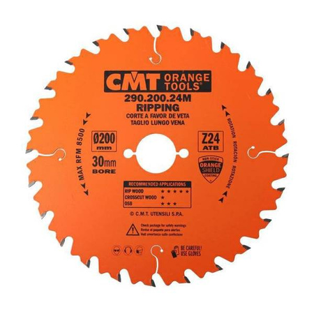 CMT Piła HM D=200 F=30 Z=24 K=2.8/1.8