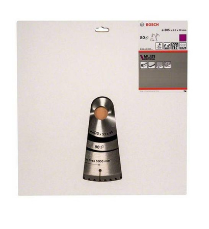 Bosch Piła tarczowa MULTI 305X3.2/2.2X30 z80