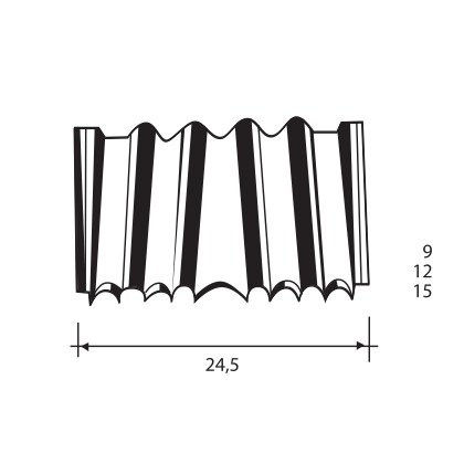 Blaszka falista CF (W)-09 /2250/