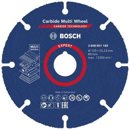 Bosch Tarcza uniwersalna 125x22.23 Carbide Multi Wheel