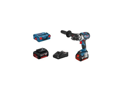 Bosch Wiertarko-wkrętarka akumulatorowa GSR 18 V-110C, 2 x 5,0 Ah Li-Ion, walizka L-Boxx