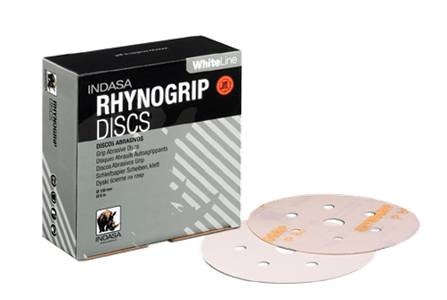 Indasa Dysk rzep RHYNOGRIP WHITE D150 mm 17H P-80